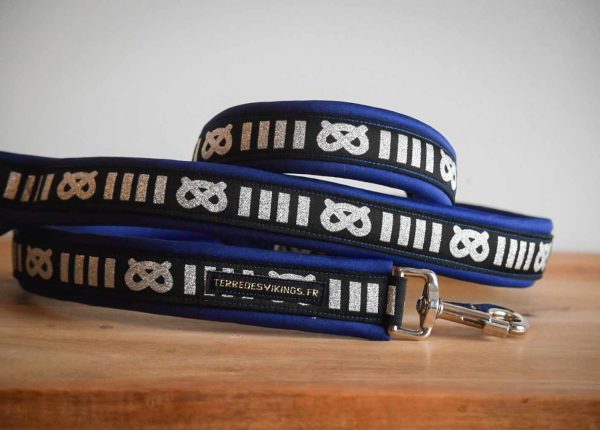 collier pour staffie bleu