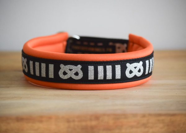 Collier pour staffie orange